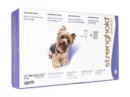 ストロングホールド 30mg|犬用 | 2.6-5kg | 0.25ml | 6本 | 1箱