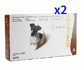 ストロングホールド | 60mg | 犬用 | 5.1-10kg | 0.5ml | 6本 | 2箱