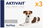 アクティベート | AKTIVAIT | 小型犬用 | 10kg未満 |脳 | シニア|60錠x3箱