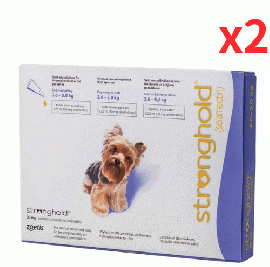 ストロングホールド | 30mg | 犬用 | 2.6-5kg | 0.25ml | 6本 | 2箱