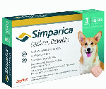 シンパリカ 40mg | 10.1-20.1kg | 3錠 | 犬用ノミ・マダニ駆除薬 | Simp