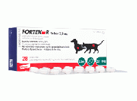 フォルテコール 2.5mg | 犬 | 猫 | 2.5-10kg | 28錠 | 1箱
