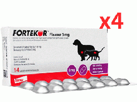 フォルテコール 5mg | 14錠 | 犬 | 猫 | 4箱