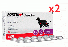 フォルテコール 5mg | 14錠 | 犬 | 猫 | 2箱