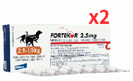 フォルテコール 2.5mg | 犬 | 猫 | 2.5-10kg | 28錠 | 2箱