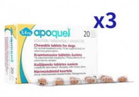 アポキル チュアブル錠 | 5.4mg | 犬用 | 20錠 | 3箱