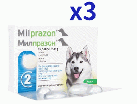 ミルプラゾン12.5mg/125mg 5kg以上の犬用 6錠