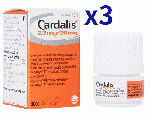 カルダリス 2.5mg/20mg | 30錠x3 | 犬用 | うっ血性心不全 | 慢性変性性弁膜症